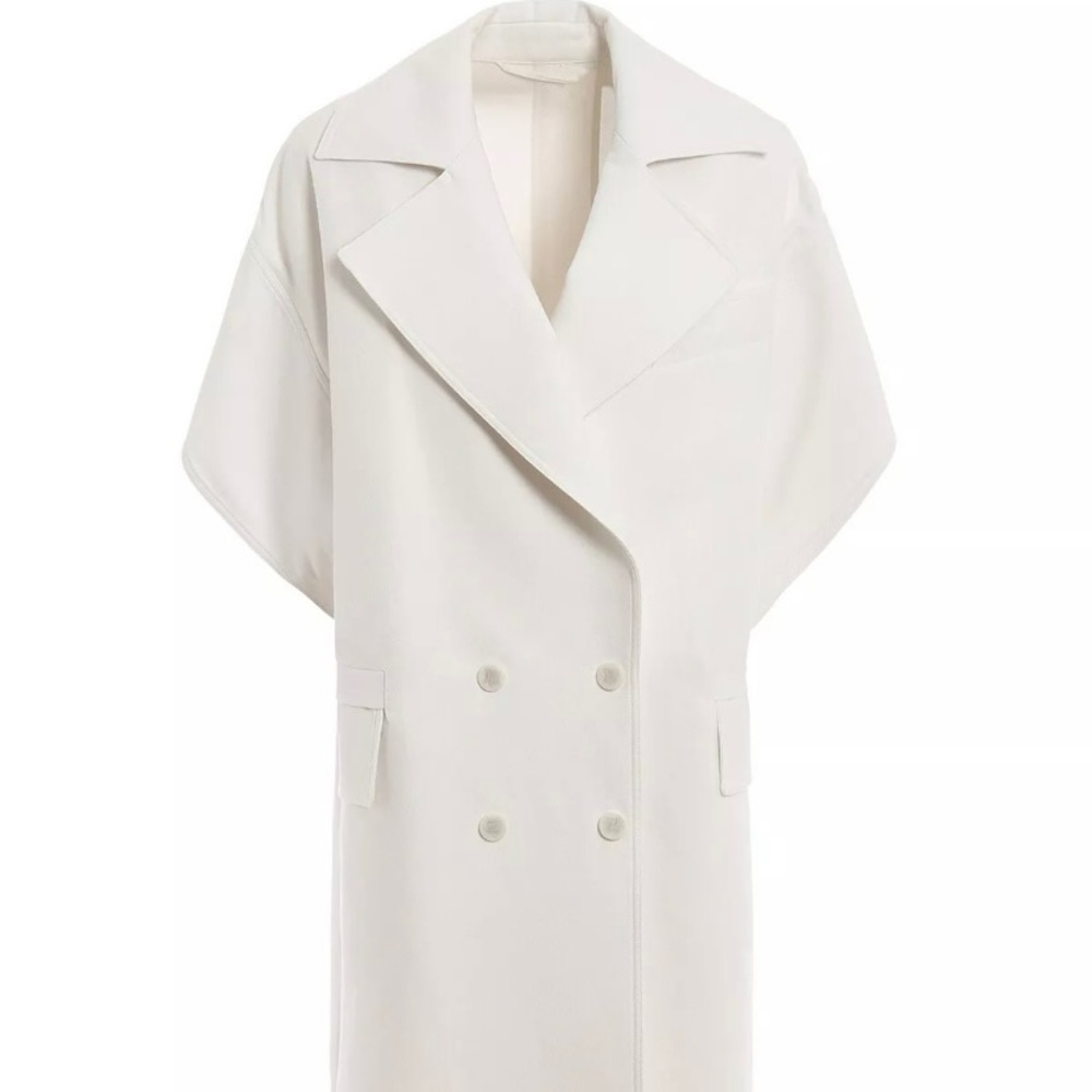 MAX MARA cotton double-breasted coat